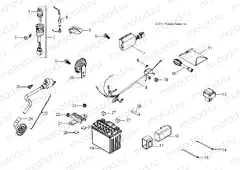 ELECTRICAL | ELECTRICAL, SWITCHES, HARNESS and PARTS - A15YAK05AD/AF (49ATVELECT12OUT50)