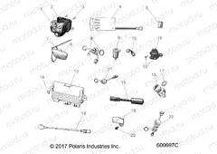 ELECTRICAL | ELECTRICAL, SWITCHES, SENSORS and COMPONENTS - S20FJB8/FJE8/FJP8 ALL OPTIONS (600697C)