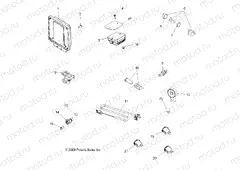 ELECTRICAL | ELECTRICAL, SWITCHES, SENSORS, ECU and CONTROL MODULES - A13ZN5EAD/K/L/T (49ATVSWITCHES10SP550)