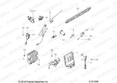ELECTRICAL | ELECTRICAL, SWITCHES, SENSORS, ECU and CONTROL MODULES - A20SXA85A1/A7/CA1/CA7/E85A9/AF/AP/CA9/CAF/CAP/V85AP/CAP (C101996)