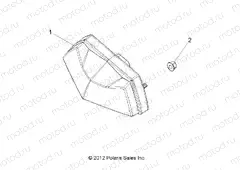 ELECTRICAL | ELECTRICAL, TAILLIGHT - A15SVA85AD (49ATVTAILLAMPS13850SCRAM)