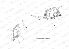 ELECTRICAL | ELECTRICAL, TAILLIGHTS - A15SWE57FA (49ATVTAILLAMPS09SPX2500QD)