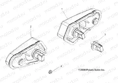 ELECTRICAL | ELECTRICAL, TAILLIGHTS - A15SXE95AC/AK/AW/L95AM (49ATVTAILLAMPS09SPTRG800)