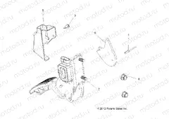 ELECTRICAL | ELECTRICAL, THROTTLE PEDAL - R13UH88/UH9E ALL OPTIONS (49RGRTHROTTLEPEDAL13900XP)
