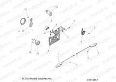 ELECTRICAL | ELECTRICAL, TURN SIGNALS, HORN and LICENSE PLATE LIGHT - A20SWE57F1/S57C1/C2 (C101380-1)