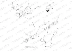 ELECTRICAL | ELECTRICAL, TURN SIGNALS, HORN and MIRRORS - A08DN76FC (49ATVTURNSIG08SPTRG800I)