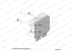 ELECTRICAL | ELECTRICAL, VOLTAGE REGULATOR AND MOUNTING - A23SDE57P4 (C102170)