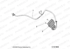 ELECTRICAL | ELECTRICAL, VOLTAGE REGULATOR AND MOUNTING (FROM 11/30/2018) - A19SHS57PS (C101864)