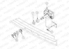 ELECTRICAL | ELECTRICAL, WIPER MOTOR WINDSHIELD WIPER - e2/e4/e6/eS/eL/eLXD (49GEMELECTRICAL11WIPER)