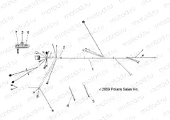ELECTRICAL | ELECTRICAL, WIRE HARNESS - A13EA32AA (49ATVHARNESS10BOSS)