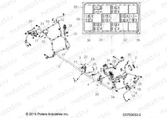 ELECTRICAL | ELECTRICAL, WIRE HARNESS, CHASSIS, DELUXE RIDE COMMAND - Z20R4D92AC/BC/AR/BR (C0703033-2)