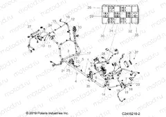 ELECTRICAL | ELECTRICAL, WIRE HARNESS, CHASSIS - Z20RAD92LC (C2415218-2)