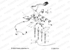 ELECTRICAL | ELECTRICAL, WIRE HARNESS, ENGINE - Z22RME2KAG/BG/K2KAN/BN (C1206172-4)