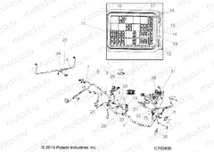 ELECTRICAL | ELECTRICAL, WIRE HARNESS (FROM 9/26/2019) - R20RRED4F1/N1/SD4C1 (C700499)