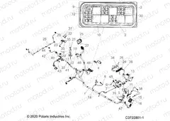 ELECTRICAL | ELECTRICAL, WIRE HARNESS - G23GMK99A/99B (C0703801-1)