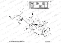 ELECTRICAL | ELECTRICAL, WIRE HARNESS - G23GXE99A/99B (C0703800-3)