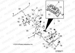 ELECTRICAL | ELECTRICAL, WIRE HARNESS - R20RRX99A9/AA/AF/AP/AX/B9/BA/BF/BP/BX (C700271)