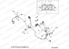 ELECTRICAL | ELECTRICAL, WIRE HARNESS - Z20A5E87BP/BK/BX (C701024-5)