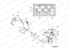 ELECTRICAL | ELECTRICAL, WIRE HARNESS - Z20N4E92AL/AR (C700394-1)
