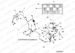 ELECTRICAL | ELECTRICAL, WIRE HARNESS - Z20NAE92AL/AR (C700322-5)