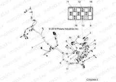 ELECTRICAL | ELECTRICAL, WIRE HARNESS - Z20NAE99FC/E99NC/S99CC/S99FC (C700369-3)
