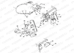 ELECTRICAL/TAILLIGHT Scrambler 400 W98BC38C (4947254725C008) | ELECTRICAL/TAILLIGHT Scrambler 400 W98BC38C (4947254725C008)