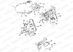 ELECTRICAL/TAILLIGHT Sport 400L W97BA38C and Trail Blazer W97BA25C (4940124012C004) | ELECTRICAL/TAILLIGHT Sport 400L W97BA38C and Trail Blazer W97BA25C (4940124012C004)