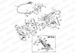 ELECTRICAL/TAILLIGHT XPRESS 300 W969530 and XPRESS 400 W969540 (4935923592C012) | ELECTRICAL/TAILLIGHT XPRESS 300 W969530 and XPRESS 400 W969540 (4935923592C012)