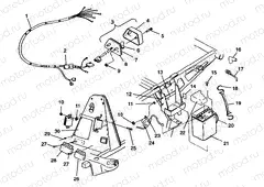ELECTRICAL/TAILLIGHT XPRESS 300 W98CA28C (4945364536C005) | ELECTRICAL/TAILLIGHT XPRESS 300 W98CA28C (4945364536C005)