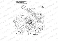 Engine and Muffler Mounting (4911991199008A) | Engine and Muffler Mounting (4911991199008A)