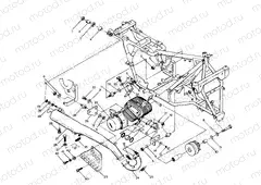Engine and Muffler Mounting (4913491349005A) | Engine and Muffler Mounting (4913491349005A)