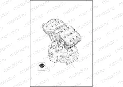 ENGINE ASSEMBLY, TWIN-COOLEDâ¢