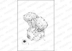 ENGINE ASSEMBLY, TWIN-COOLED⢠- TWIN CAM 103â¢