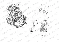 Engine-Completing part-Lever