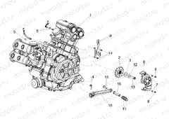 Engine-Completing part-Lever