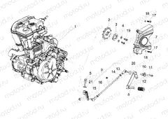 Engine-Completing part-Lever