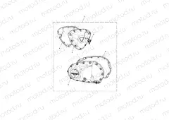 Engine Cover Kit, Chrome