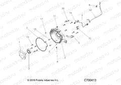 ENGINE | ENGINE, ADAPTER, BELLHOUSING AND CRANK SENSOR - R20RRED4F1/N1/SD4C1 (C700413)