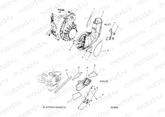 ENGINE | ENGINE, AIR INLET and OUTLET DUCTS - S21CFE5BSL (600058)