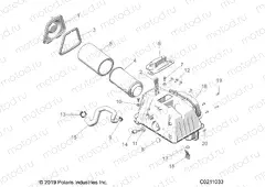 ENGINE | ENGINE, AIR INTAKE - A20SGE95AK (C0211033)