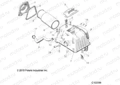 ENGINE | ENGINE, AIR INTAKE - A20SLZ95AE (C102088)