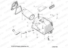 ENGINE | ENGINE, AIR INTAKE - A20SXZ95AG/CAG (C102158)