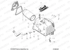 ENGINE | ENGINE, AIR INTAKE - A21SXV95AG/CAG (C102320)