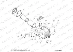 ENGINE | ENGINE, AIR INTAKE - A23SGE95AN (C0211033-1)