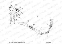 ENGINE | ENGINE, AIR INTAKE, FRONT - D20BEP99A4/B4/GP99A4 (C700429-3)