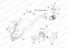 ENGINE | ENGINE, AIR INTAKE - R13WH50AG/AH/AR/AX (49RGRAIRINTAKE12500CREW)