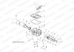 ENGINE | ENGINE, AIR INTAKE SYSTEM - A09BA50FA (49ATVAIRBOX08SCRAM)