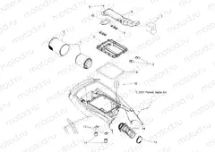ENGINE | ENGINE, AIR INTAKE SYSTEM - A09LH27AX/AZ (49ATVAIRBOX08SP300)
