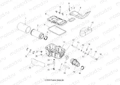 ENGINE | ENGINE, AIR INTAKE SYSTEM - A09MN50ET (49ATVAIRBOX09SP500TR)