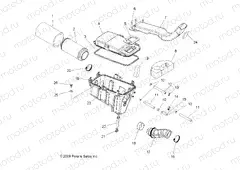 ENGINE | ENGINE, AIR INTAKE SYSTEM - A10DH50FX (49ATVAIRBOX10SP500TRG)